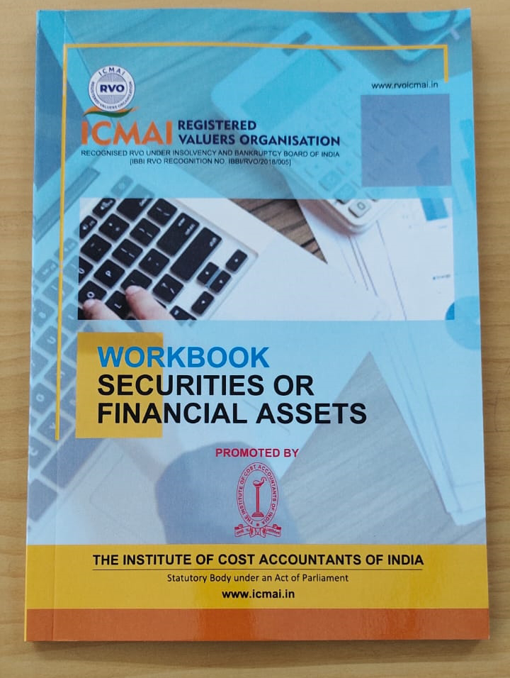 Work Book for Securities or Financial Assets