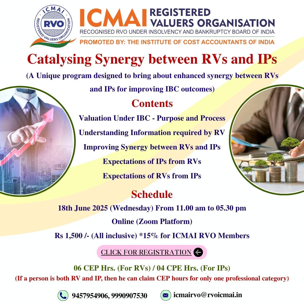 Catalysing Synergy between RVs and IPs