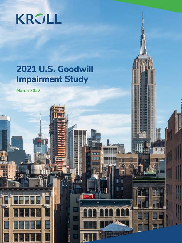 2021 U.S. Goodwill Impairment Study