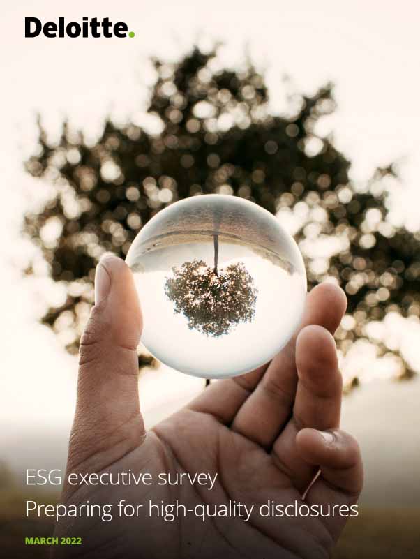 ESG executive survey Preparing for high-quality disclosures
