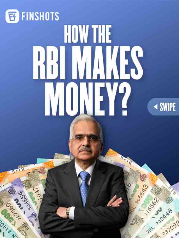 How the RBI makes money