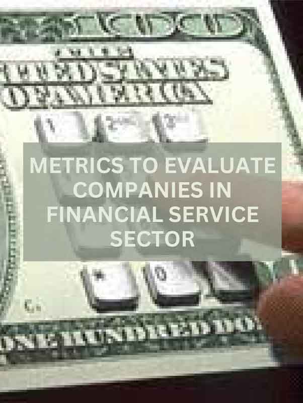 Metrics To Evaluate Companies in Financial Service Sector