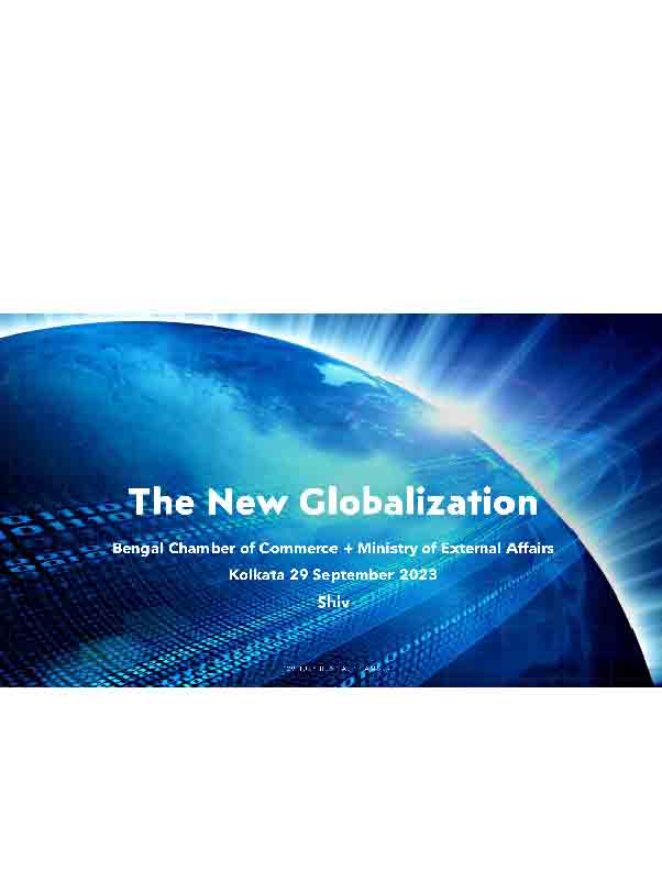 The New Globalization