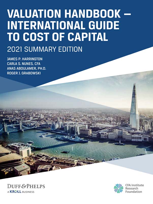 VALUATION HANDBOOK  INTERNATIONAL GUIDE TO COST OF CAPITAL