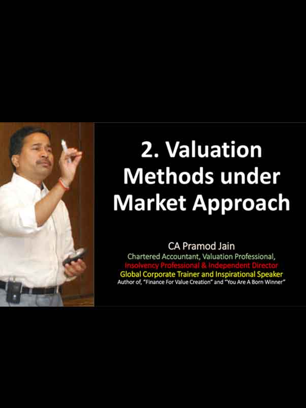 Valuation Methods under Market Approach