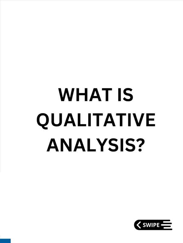 What is Qualitative Analysis