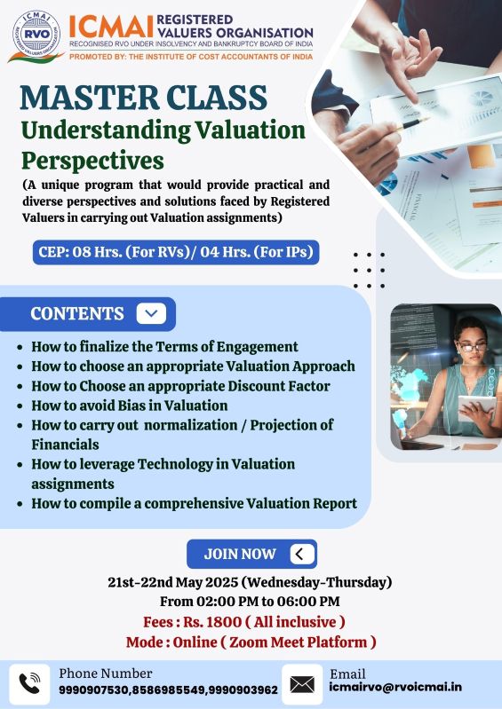 Master class Understanding Valuation Perspectives