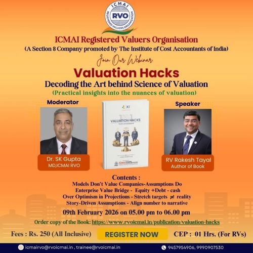 Join Our Webinar Valuation Hacks