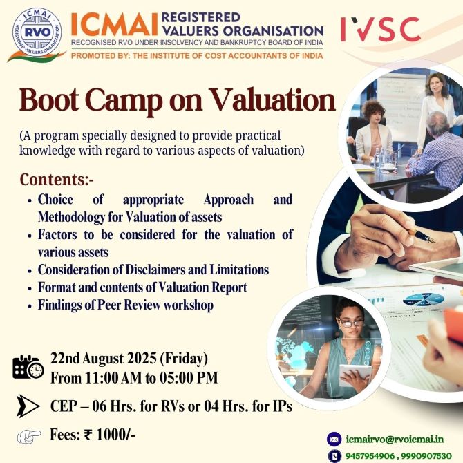 Boot Camp on Valuation