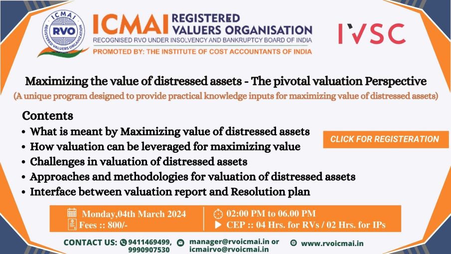 Maximizing the value of distressed assets 