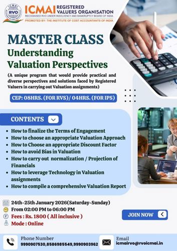 Master class Understanding Valuation Perspectives