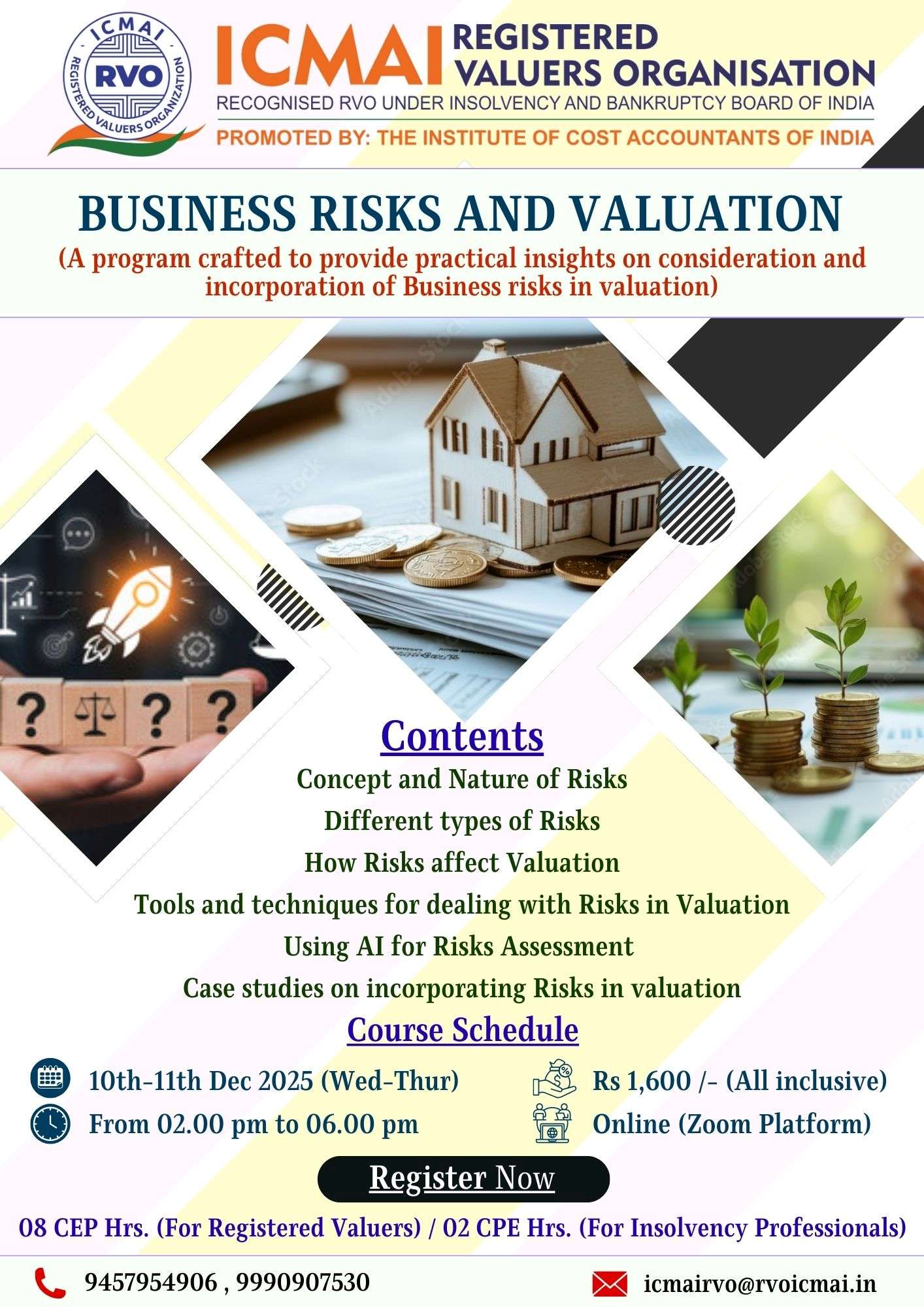 Business Risks and Valuation on 10th 11th December 2025