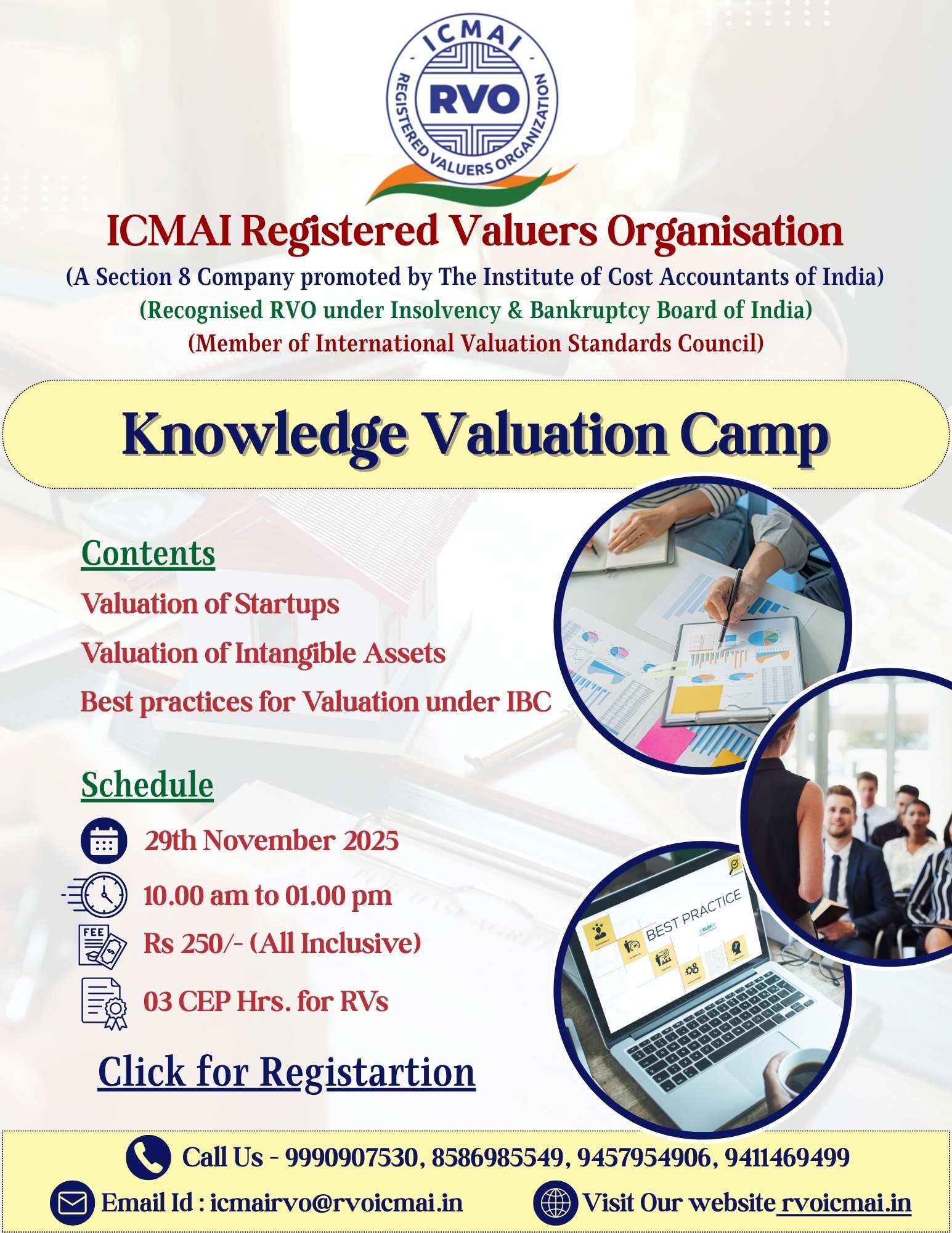 Valuation Knowledge Bootcamp on 29th November 2025