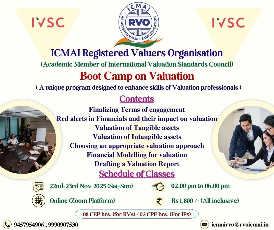 Bootcamp on Valuation