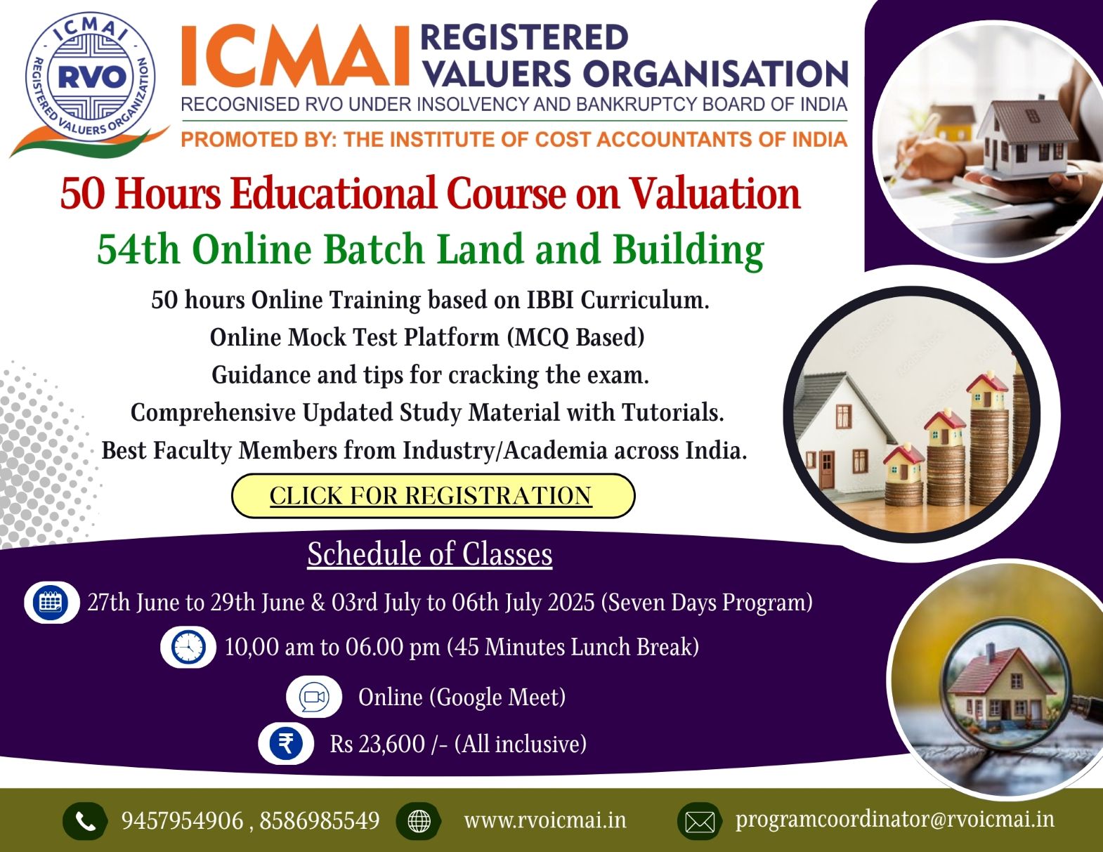54th Online Batch Land and Building Starting from 27th June 2025