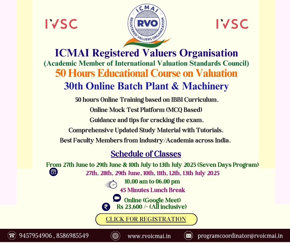 30th Online Batch Plant and Machinery Starting from 27th June 2025