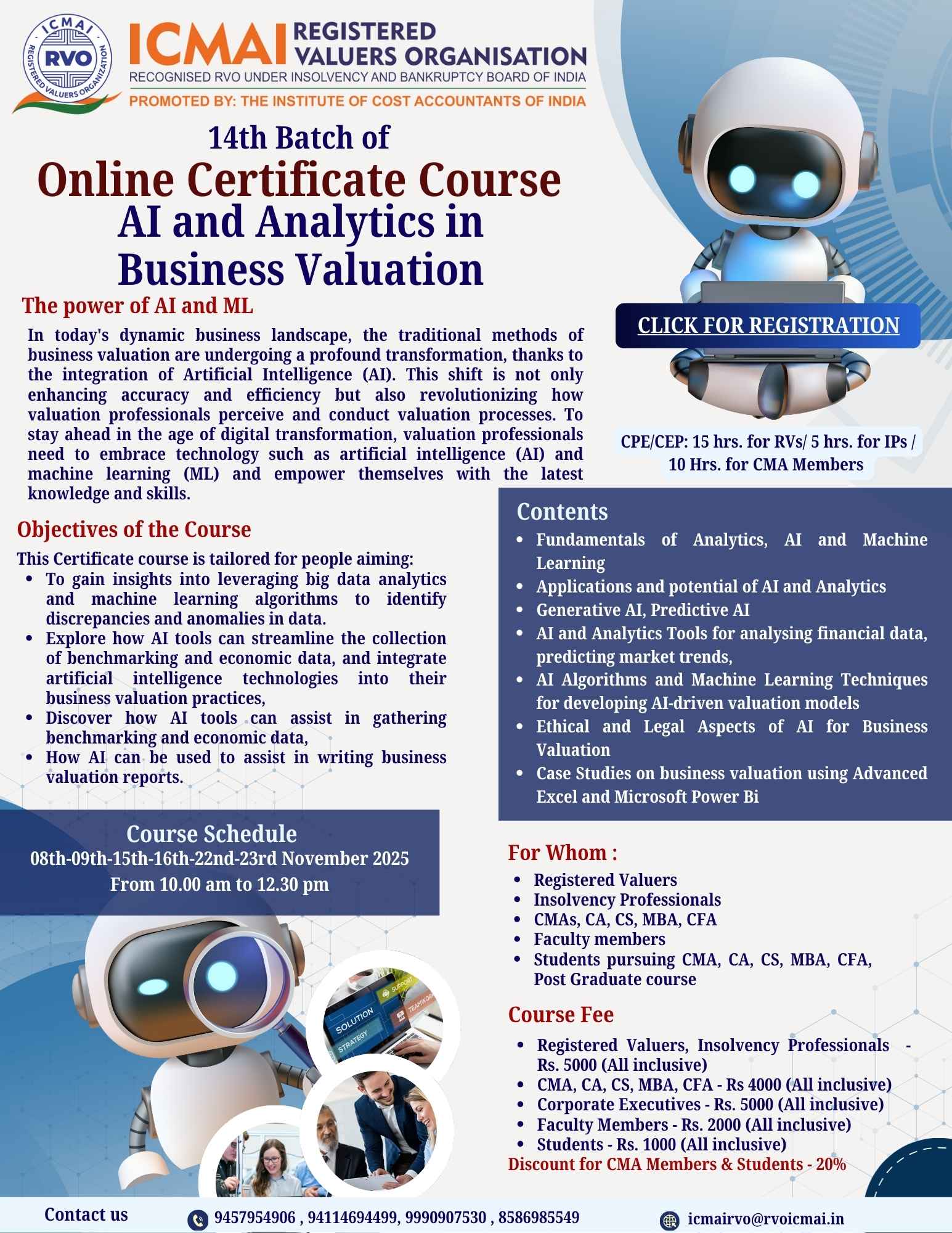 14th Batch of AI and Analytics of Business Valuation