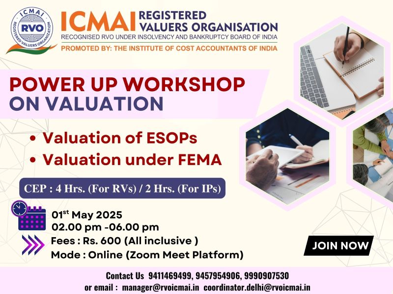 Power Up Workshop on Valuation