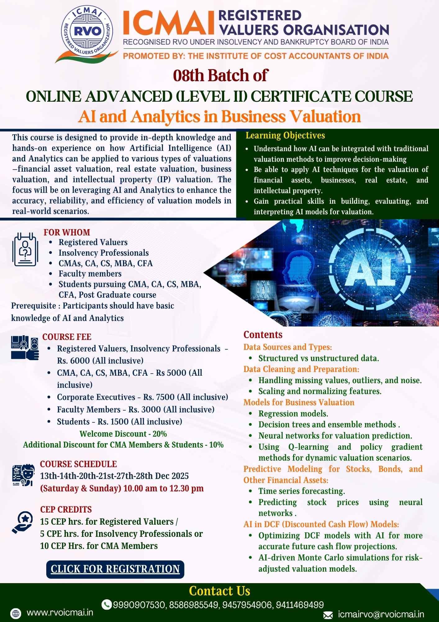 08th Advance AI and Analytics In Business Valuation