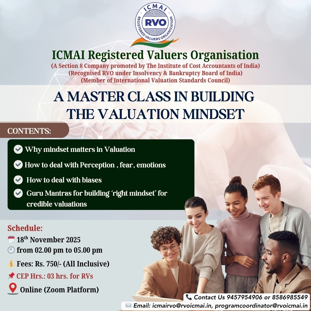 A Master class in building the Valuation mindset