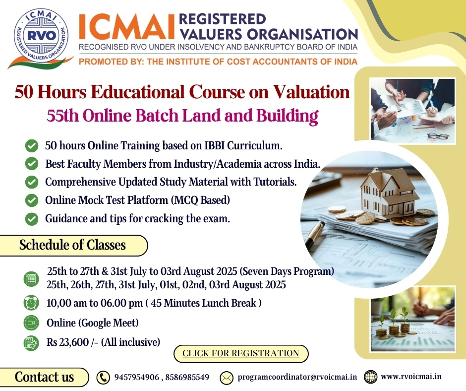 55th Online Batch Land and Building