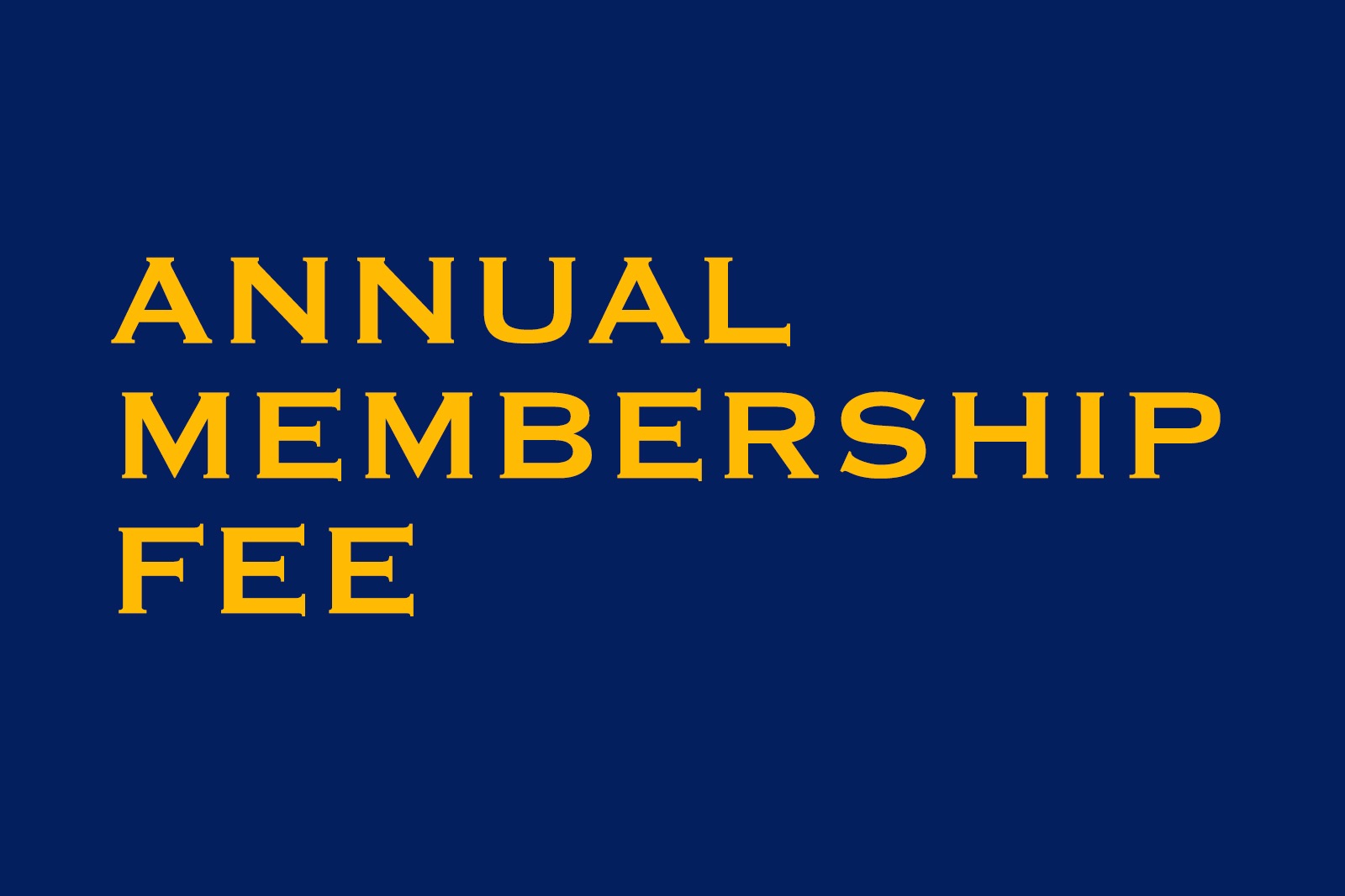 Annual Membership Fee