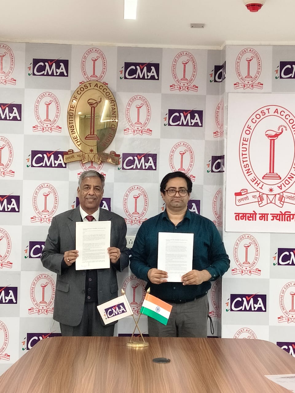 MOU of ICMAI RVO with Pavin Valtech